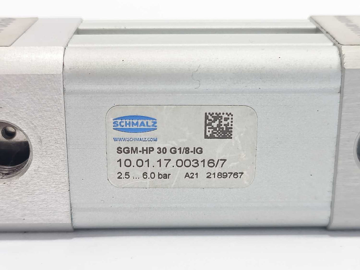 Schmalz SGM-HP 30 G1/8-IG 10.01.17.00316/7 Magnetic Gripper