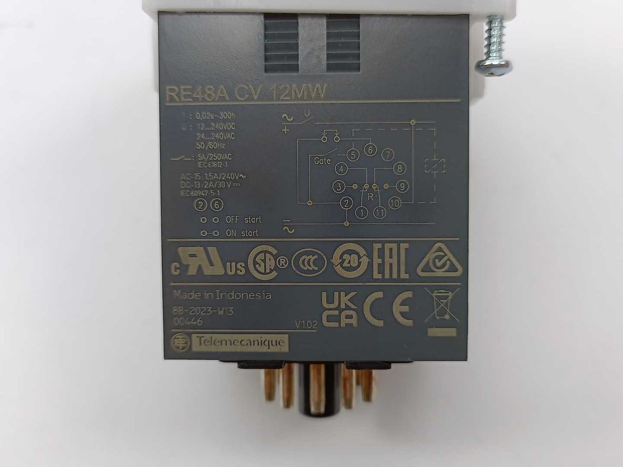 Schneider Electric RE48ACV12MW Electronic Timing Relay
