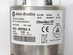 AB 842E-MIP8BA B Absolute Encoder 10-30VDC, FW: 1.002