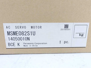Panasonic  MSME082G1U AC Servomotor 10 W to 7.5 kW