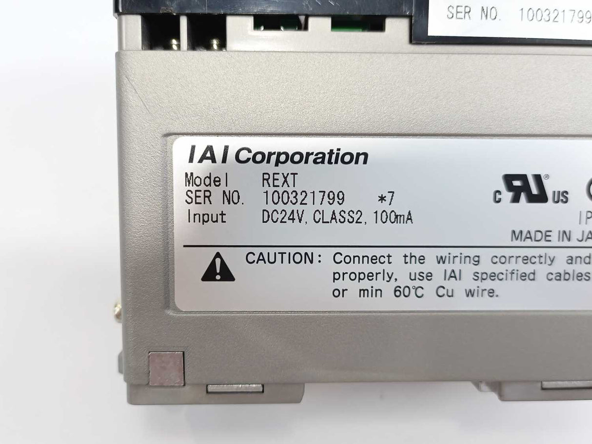 IAI Corporation REXT Robo Net Extension Unit DC24V, 100mA