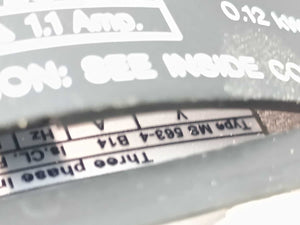 SOCO System MS 563-4 B14 Three Phase Induction Motor 0.12 kW