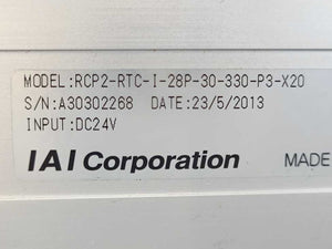 IAI RCP2-RTC-I-28-P-30-330-P3-X20 ROBO Rotorary Medium Flat 88mm Pulse Motor