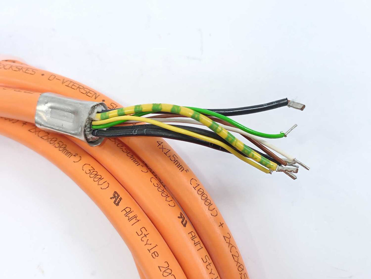 Festo 550310 NEBM-M23G6-E-5-N-LE7 Motor Cable 630V/300V