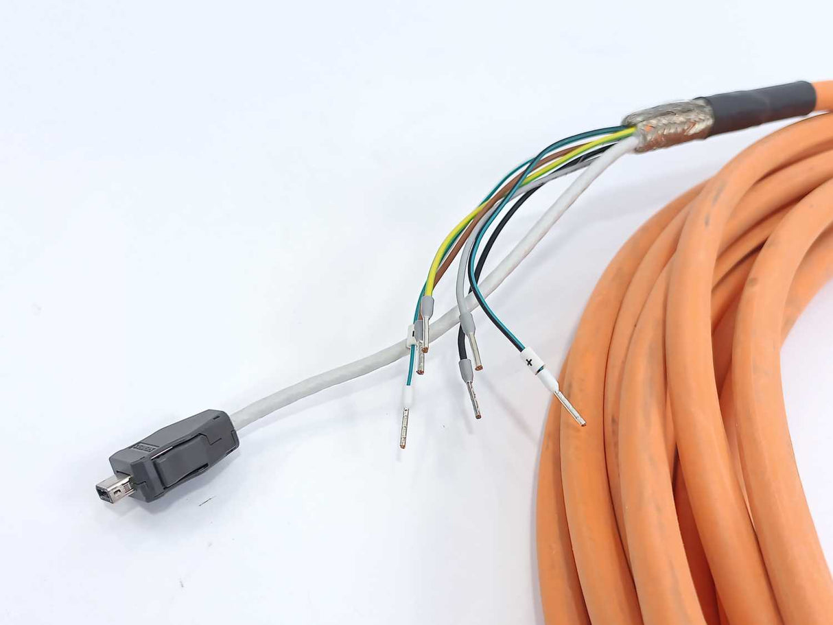 Siemens 6FX8002-8QN08-1BA0 Motion Connect 800PLUS OCT OCV Hybrid Servo Cable 14m