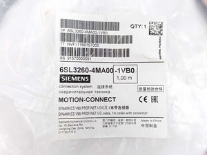 Siemens 6SL3260-4MA00-1VB0  I/O Cable for SINAMICS V90 PROFINET Length=1 m