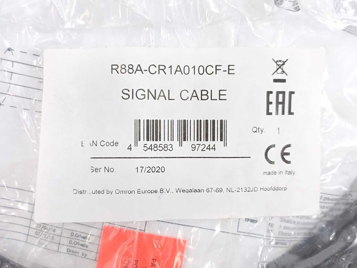 OMRON R88A-CR1A010CF-E S1 Series Servo Encoder Cable Length: 10m