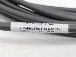 Festo 550319 NEBM-M12W8-E-10-N-S1G15 Encoder Cable