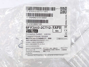 Siemens 6FX3002-2CT12-1AF0 Motion Connect 300 Signal Cable Assembly