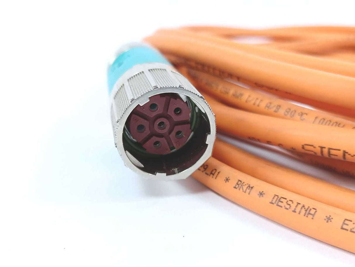 Siemens 6FX5002-5CN01-1BA0 DESINA MOTION-CONNECT 500 Power Cable. Length: 10m