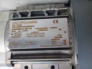 SEW-EURODRIVE W20 DRN71MS4/BE03/TF 65.8654095301.0001.25 AC Gearmotor. i=16,50