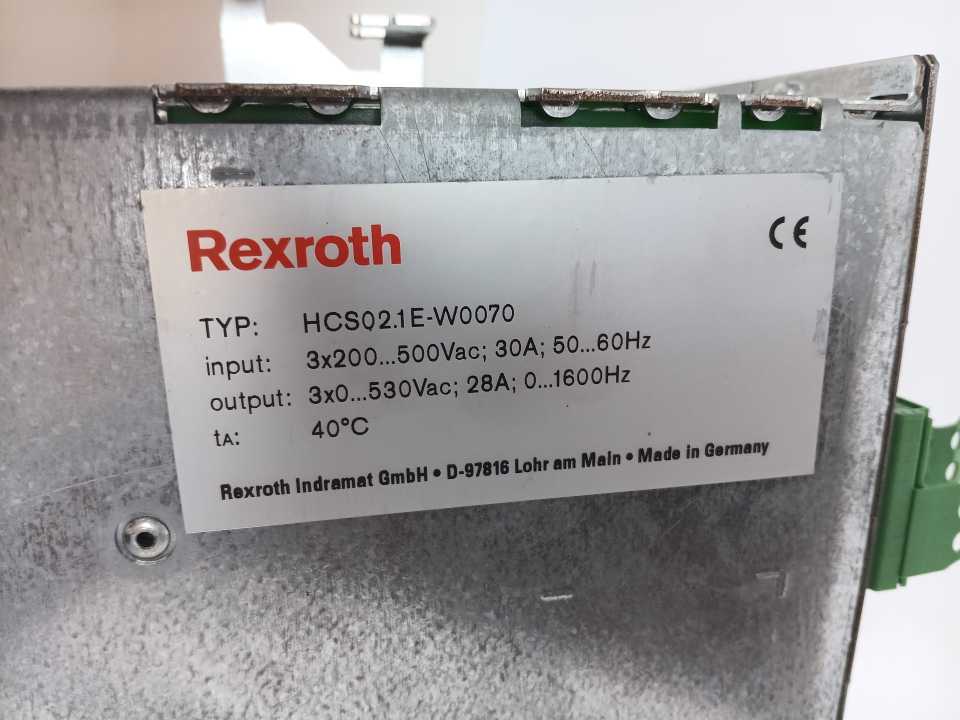 Bosch Rexroth R911298372 HCS02.1E-W0070-A-03-NNNN Converter w/ R911312966