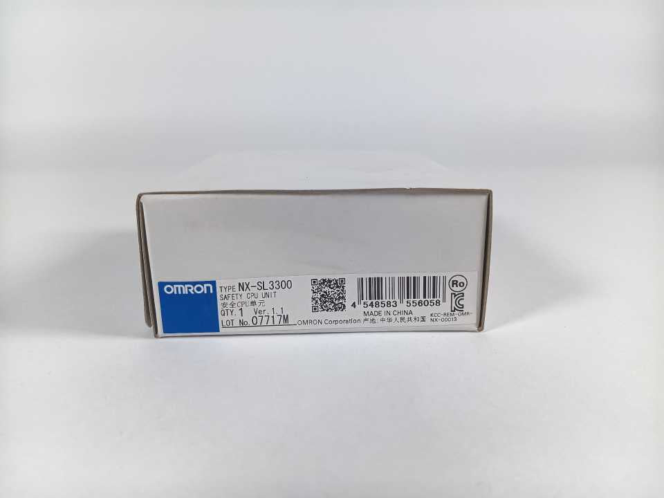OMRON NX-SL3300 NX-SL3300 Safety CPU Unit