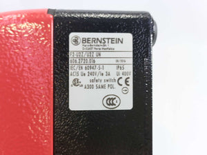 Bernstein 6062720016 F2-U2Z/U2Z UN Safety Switch
