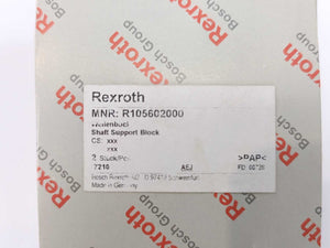 Bosch Rexroth R105602000 Shaft Support Block