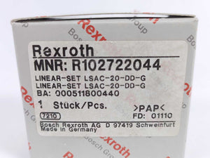 Bosch Rexroth R102722044 Linear-Set Bearing Unit LSAC-20-DD-G
