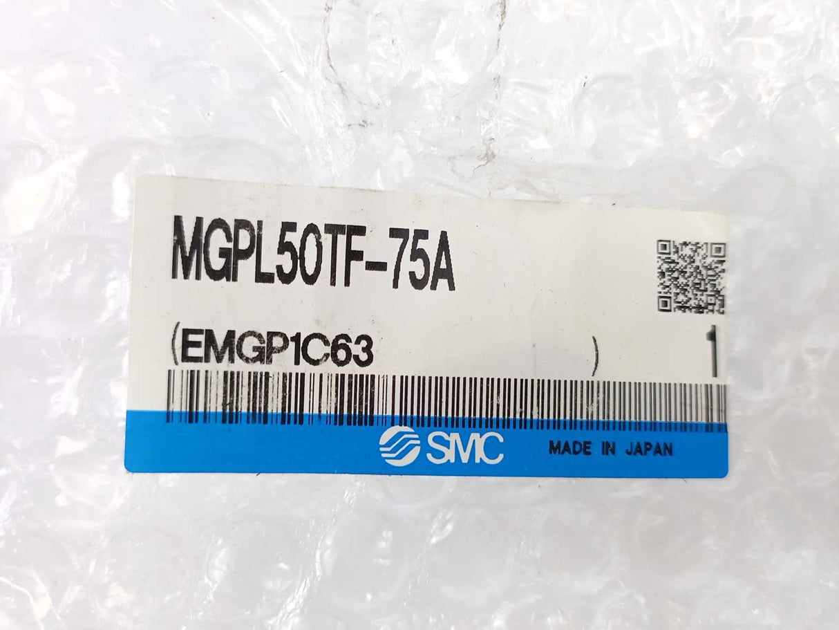 SMC MGPL50TF-75A MGPL Series Guide Rod Cylinder. 50mm Bore, 75mm Stroke