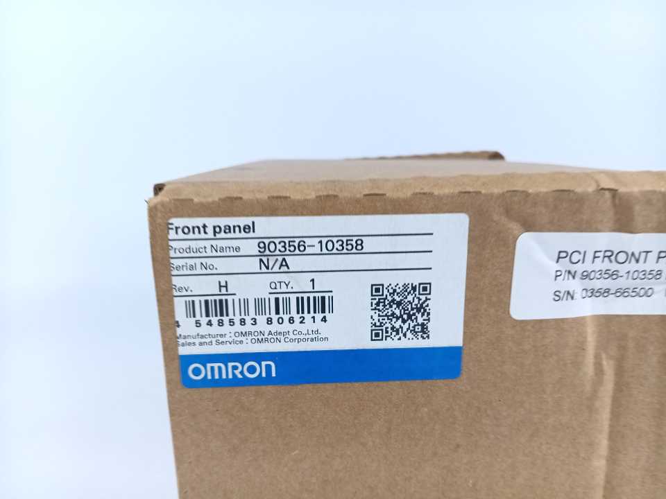 OMRON 90356-10358 Adept PCI Front Panel