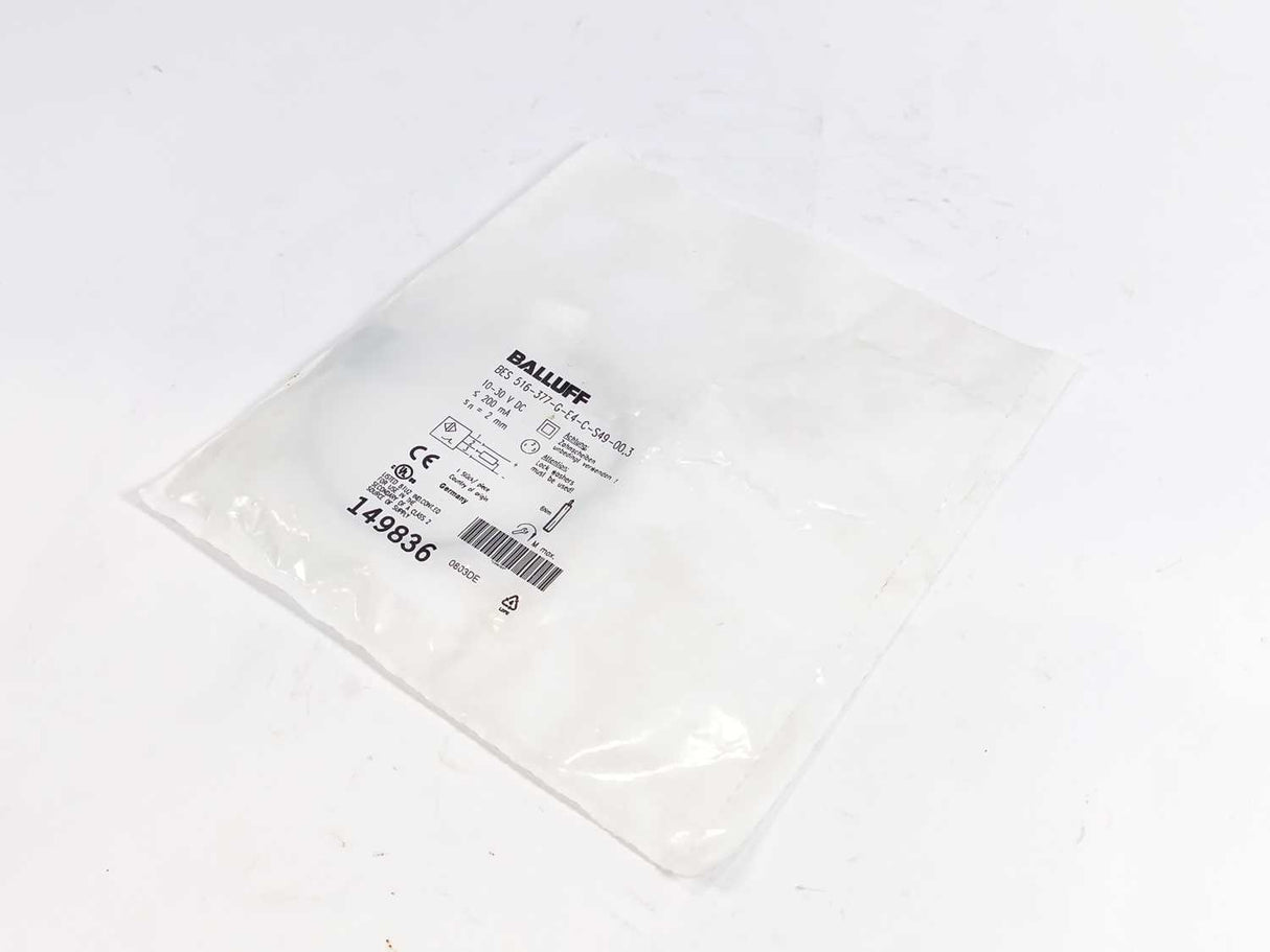 BALLUFF BES 516-377-G-E4-C-S49-00,3 BES0112 Inductive Proximity Sensor