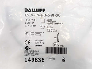 BALLUFF BES 516-377-G-E4-C-S49-00,3 BES0112 Inductive Proximity Sensor
