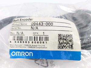 OMRON 09443-000 Belt Encoder Cable to M12 Female, 2-Encoder Support, 3 m