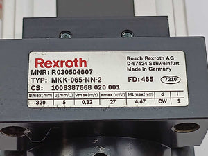 Bosch Rexroth MKK-065-NN-2 R030504607 Linear Module