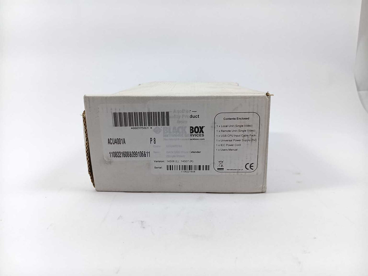 Black Box ACU04001A CATx USB Micro Extender (Single Video)