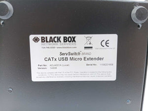 Black Box ACU04001A CATx USB Micro Extender (Single Video)