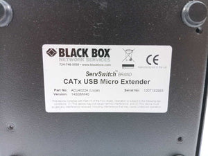Black Box ACU4022A CATx USB Micro Extender