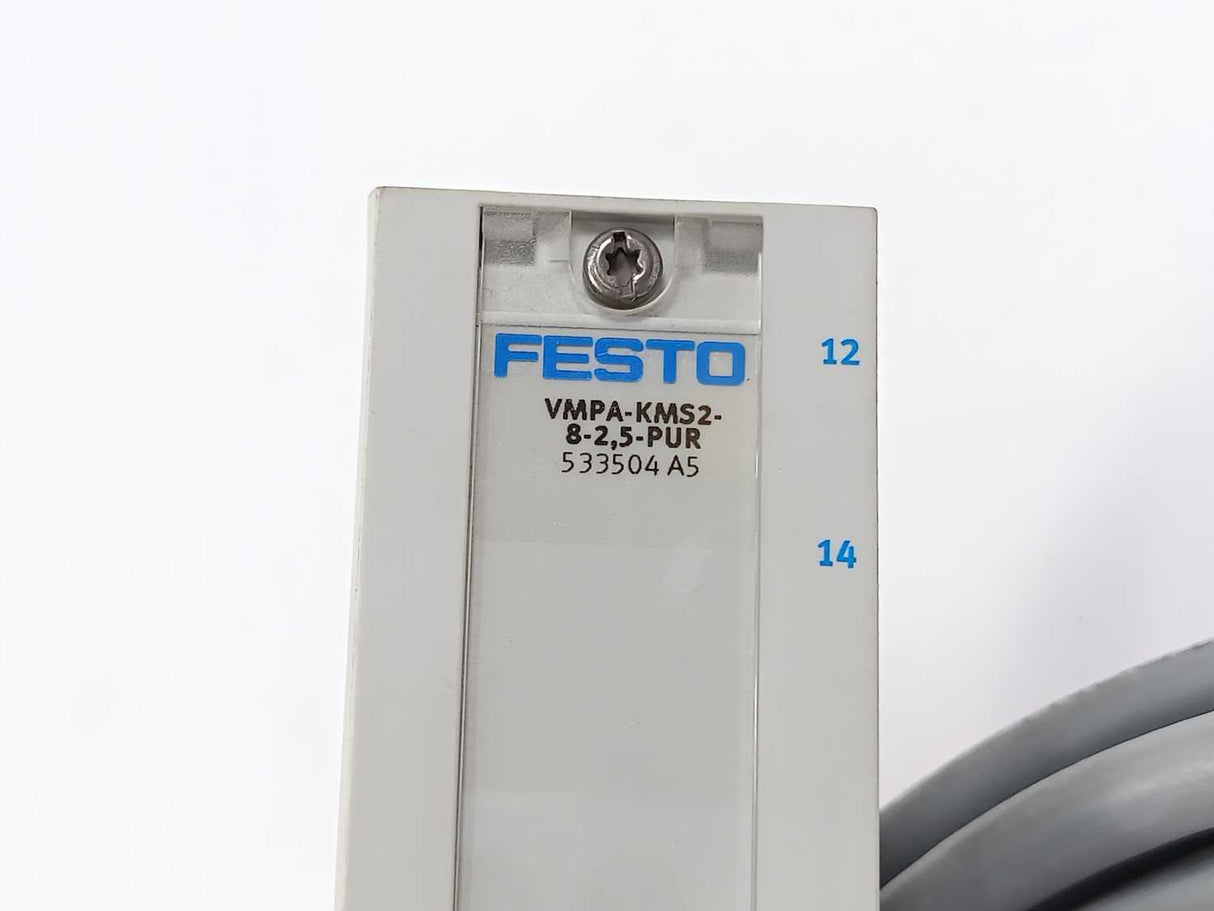 Festo 533504 VMPA-KMS2-8-2,5-PUR Connecting Cable