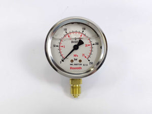 Rexroth R900771208 AB31-38/63-250 BAR/MPA Pressure Gauge Manometer
