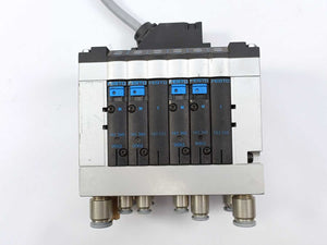 Festo 18210 CPV14-VI Valve Terminal w/ 18264, 163896, 161360, 162551, 162550