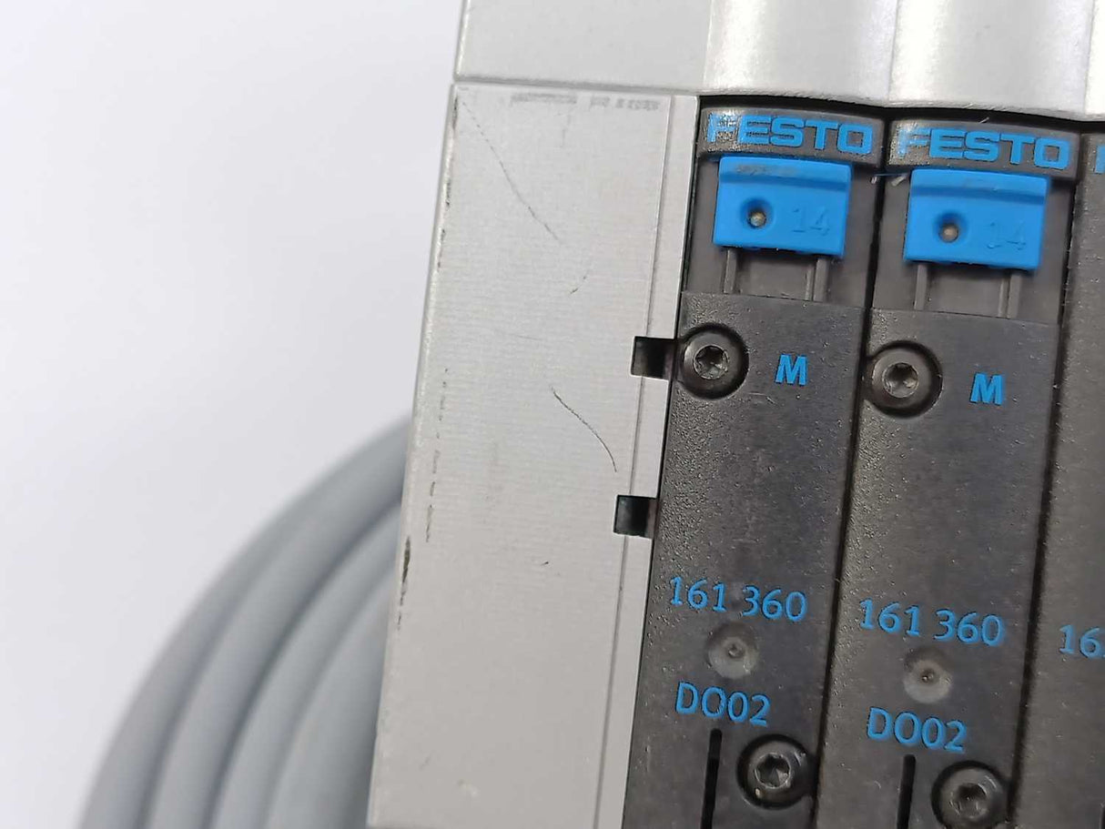Festo 18210 CPV14-VI Valve Terminal w/ 18264, 163896, 161360, 162551, 162550