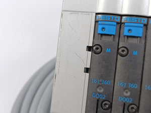 Festo 18210 CPV14-VI Valve Terminal w/ 18264, 163896, 161360, 162551, 162550