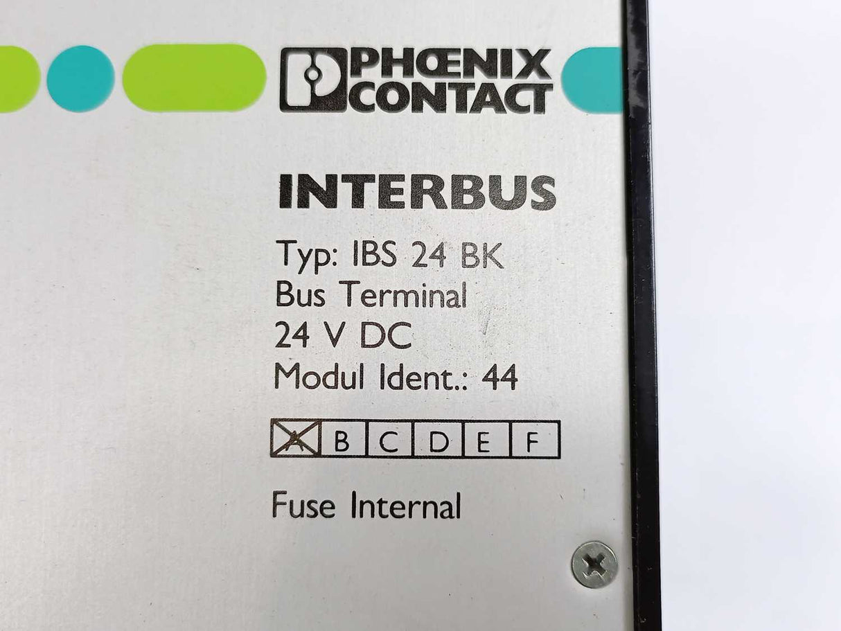 Phoenix Contact 2784120 IBS 24 BK 44 Bus Terminal Interbus