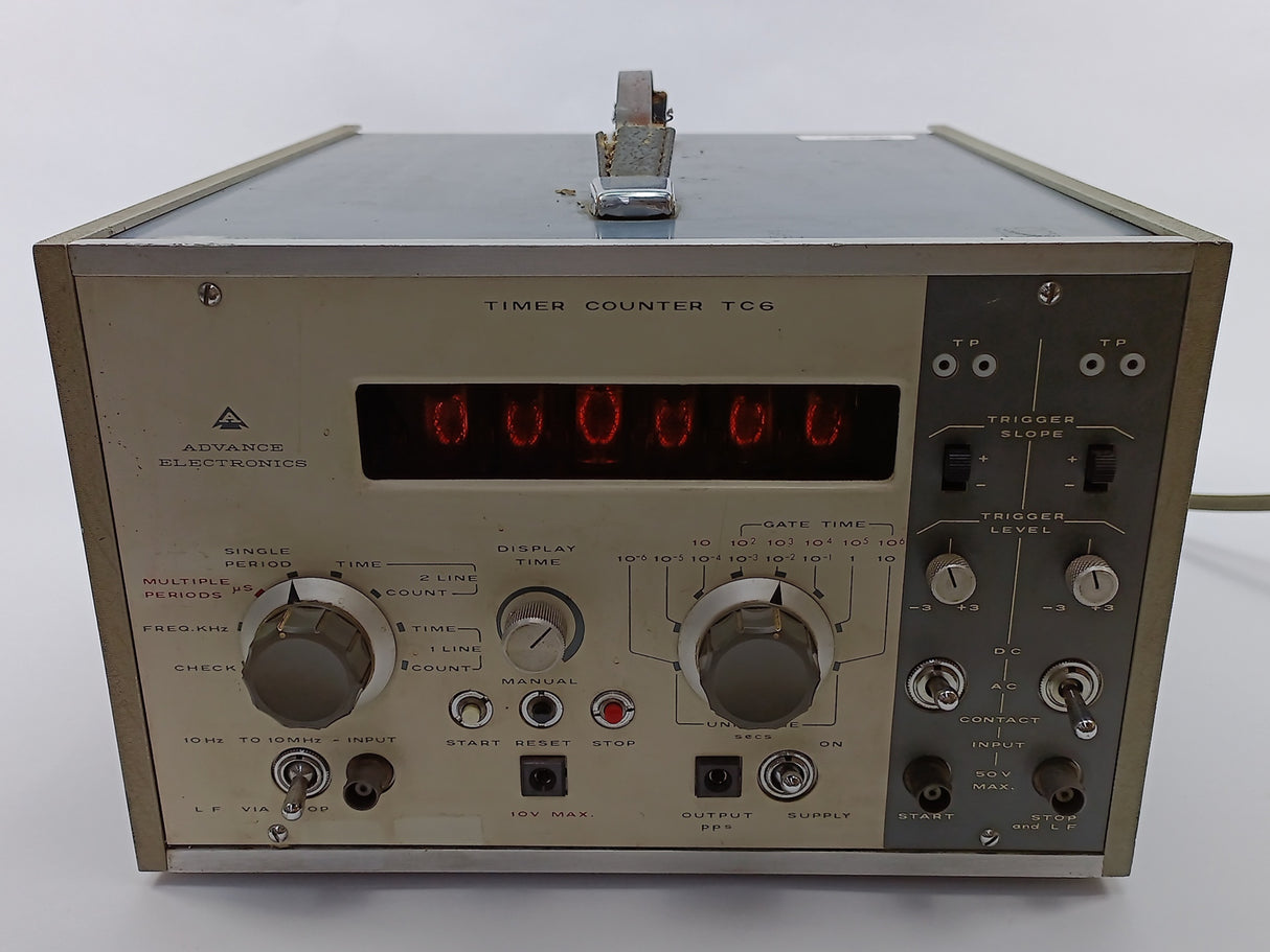 Advance Electronics TC6 Timer Counter with 7 XN-13 numicator nixie tube