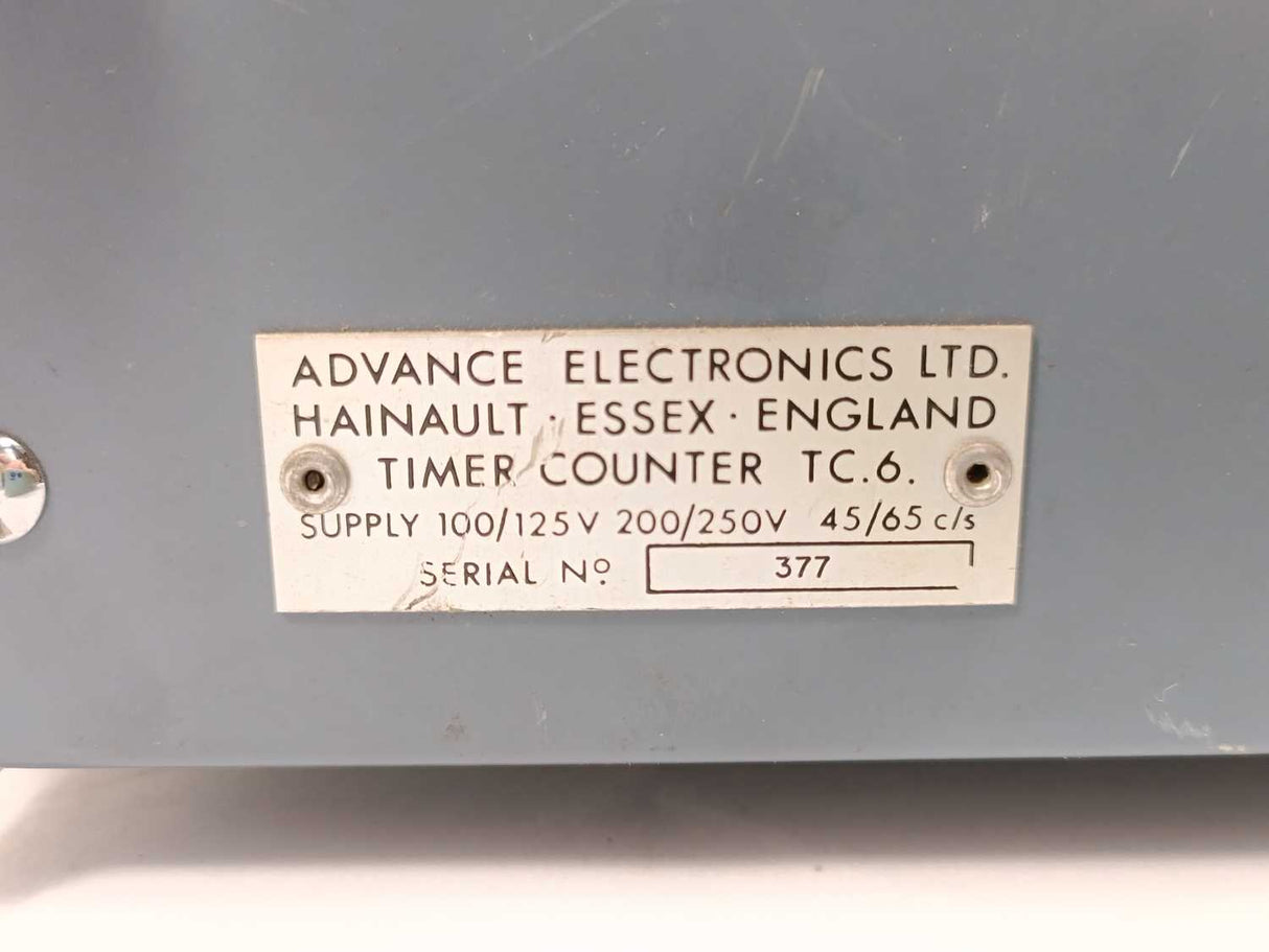 Advance Electronics TC6 Timer Counter with 7 XN-13 numicator nixie tube