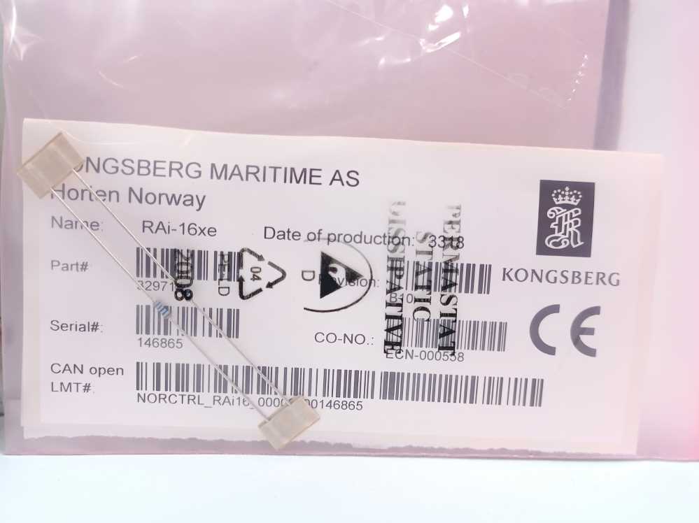 Kongsberg Maritime 329714 RAi-16xe Remote Analogue Input Module