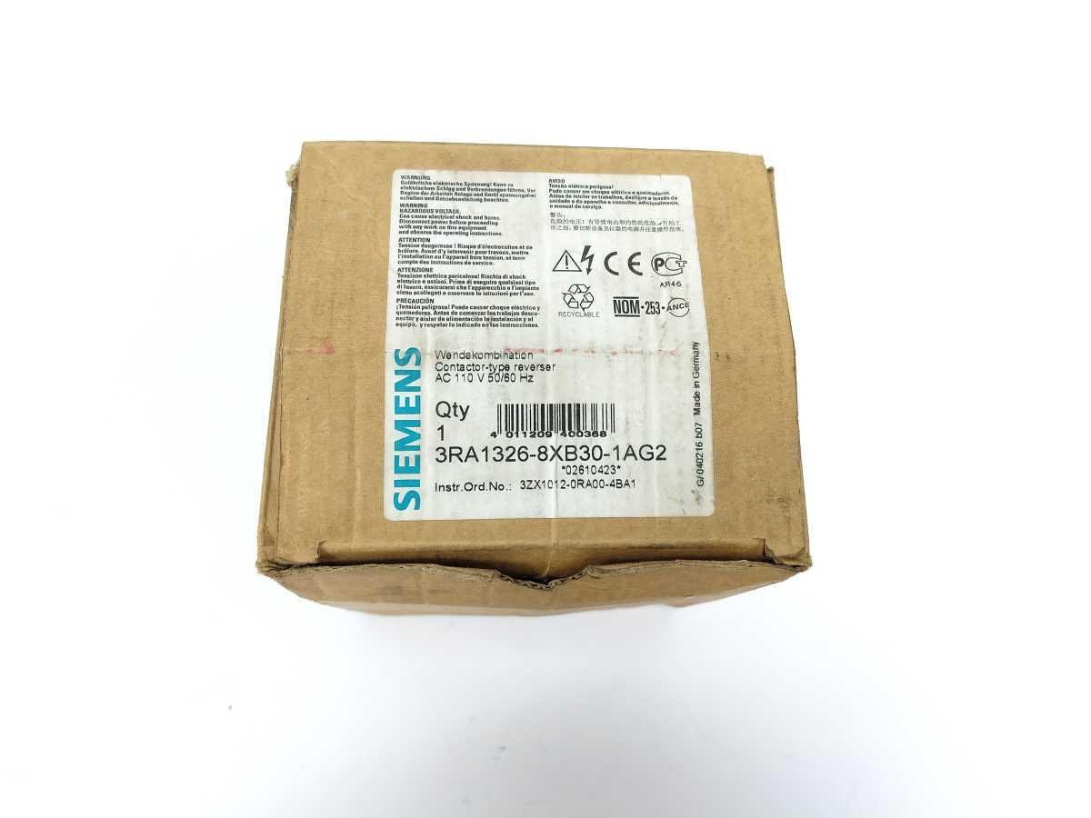Siemens 3RA1326-8XB30-1AG2 SIRIUS Modular Motor Starter, 24 V DC Control