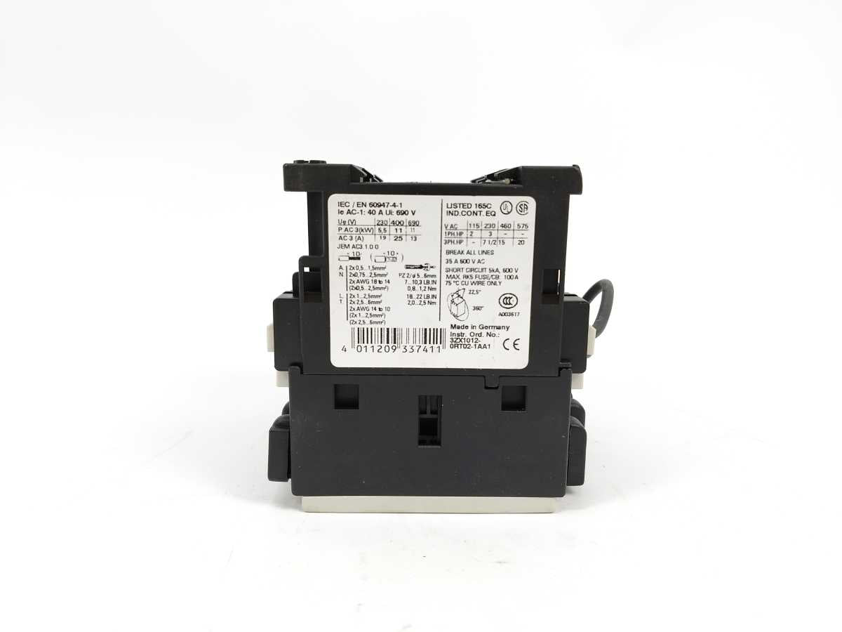 Siemens 3RA1326-8XB30-1AG2 SIRIUS Modular Motor Starter, 24 V DC Control