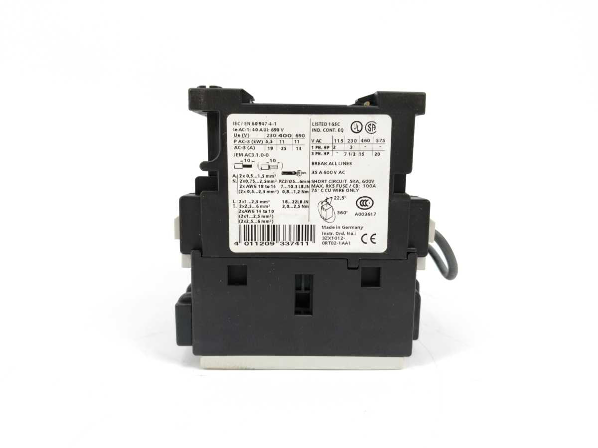 Siemens 3RA1326-8XB30-1AG2 SIRIUS Modular Motor Starter, 24 V DC Control