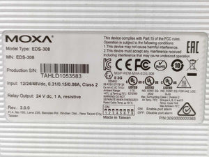 Moxa EDS-308 8-Port Unmanaged Ethernet Switch