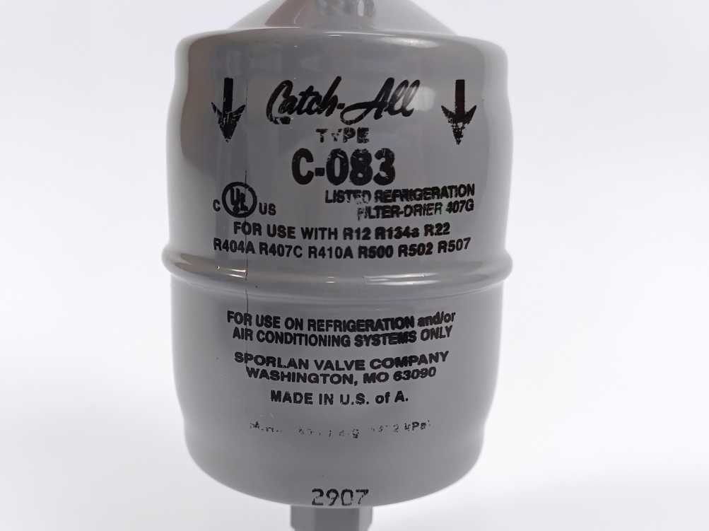 Sporlan 400472 C-083 Liquid Line Filter Drier