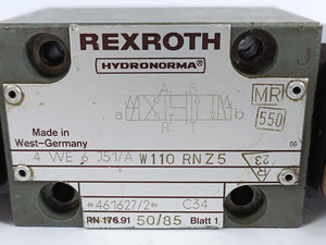 Rexroth Hydronorma 4WE6J51/AW110RNZ5 461627/2 4 WE 6 J51/A W110RNZ5