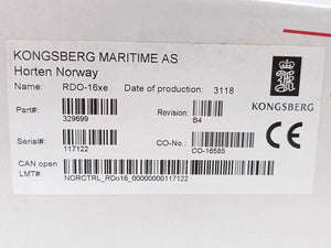 Kongsberg Maritime 329699 RDO-16xe Remote Digital Output Module