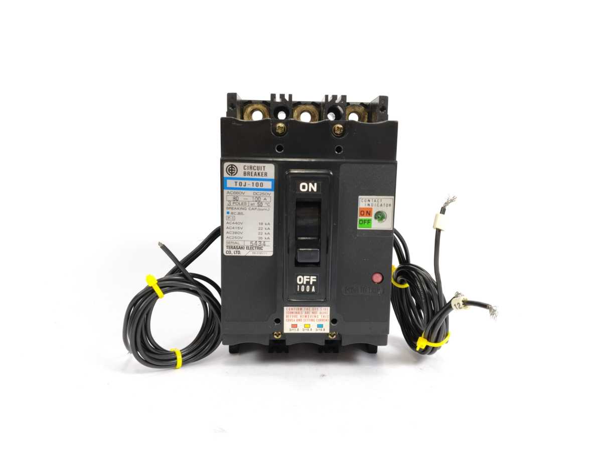 Terasaki Electric TOJ-100 Circuit Breaker AC660V DC250V