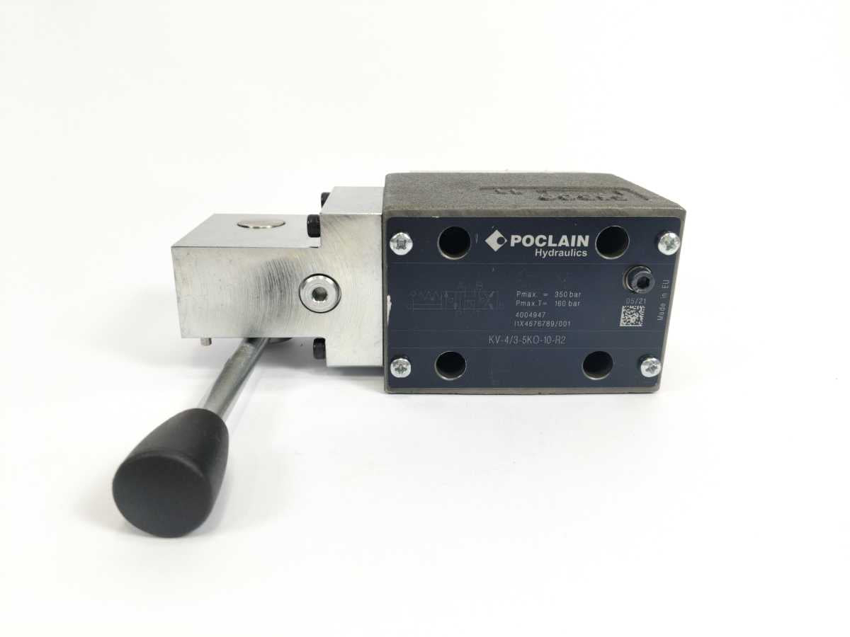 POCLAIN Hydraulics KV-4/3-5KO-10-R2 CETOP 5 Lever Valve
