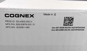Cognex 3DL4300-000-N 828-20979-003 In-Sight Vision Sensor