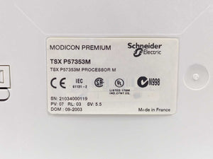 Schneider Electric TSXP57353M Processor Module w/ TSXMRPC768K