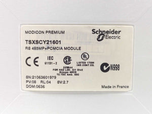Schneider Electric TSXSCY21601 RS485+PCMCIA Communication Module